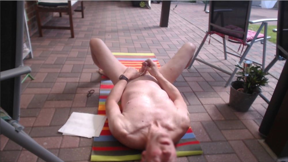 outdoor sexshow grazy bondage jerking edging cumshot #24