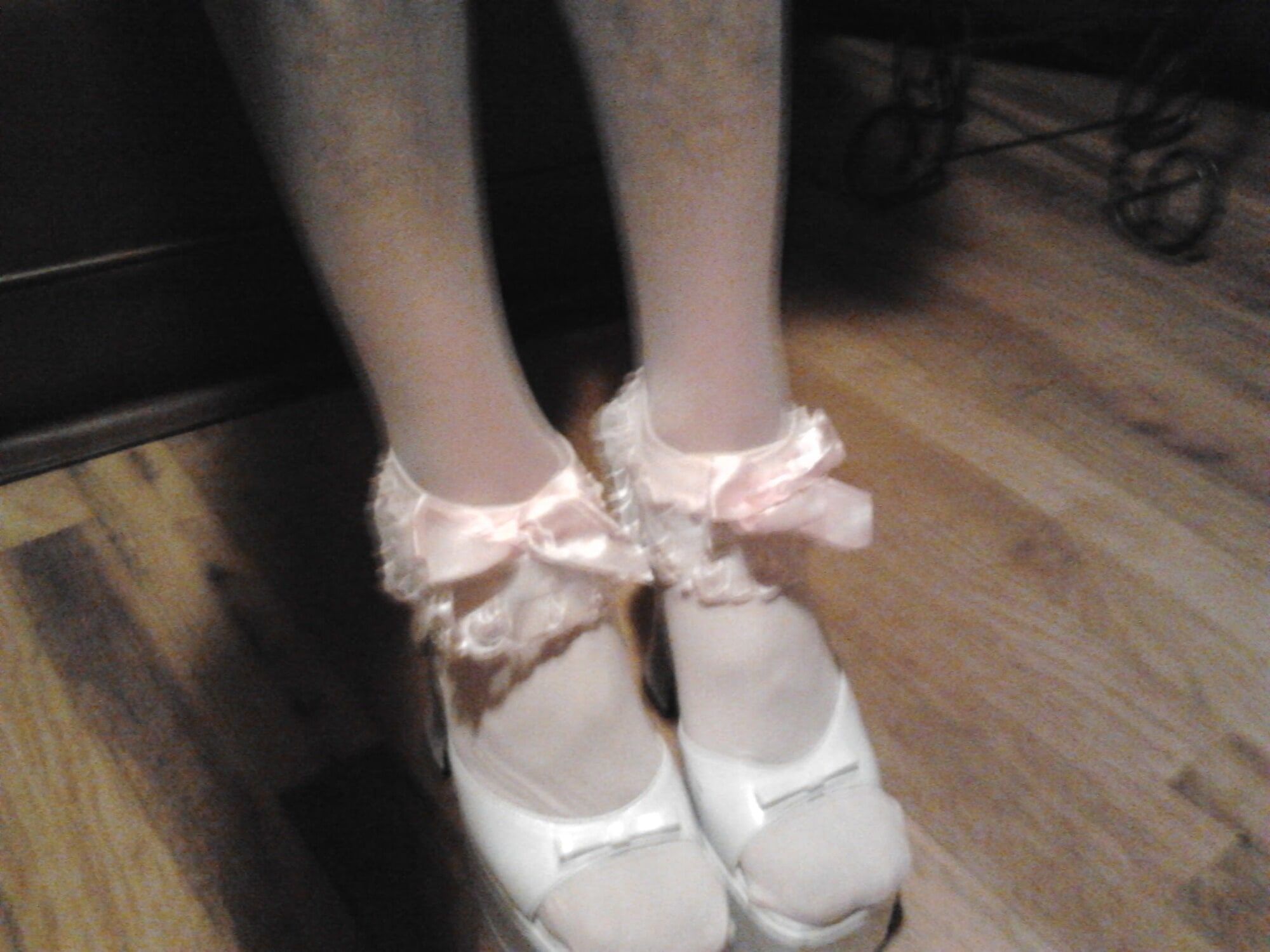 Erica heels, feet & nylons  #37