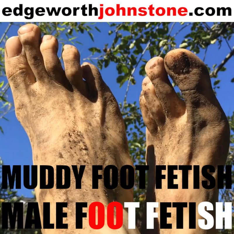 Muddy Feet - Big dirty male foot fetish #3