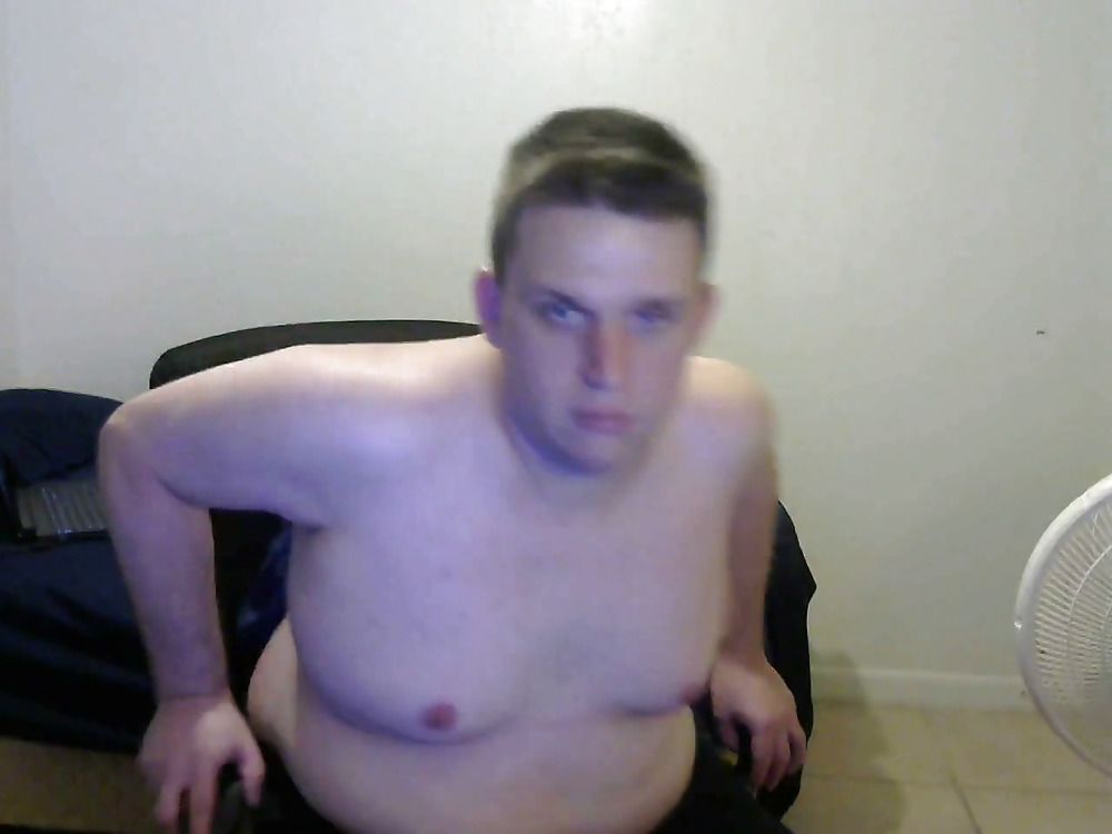 fat boy Jacob masturbating on cam #16