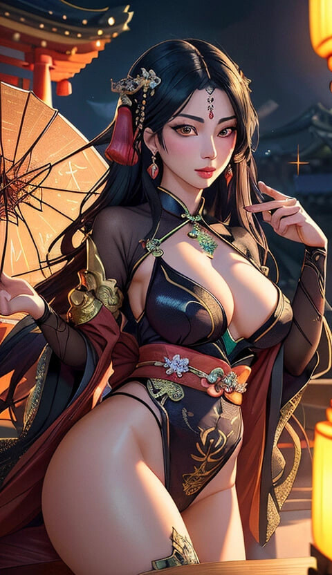 chinese temple (Ai models) #11