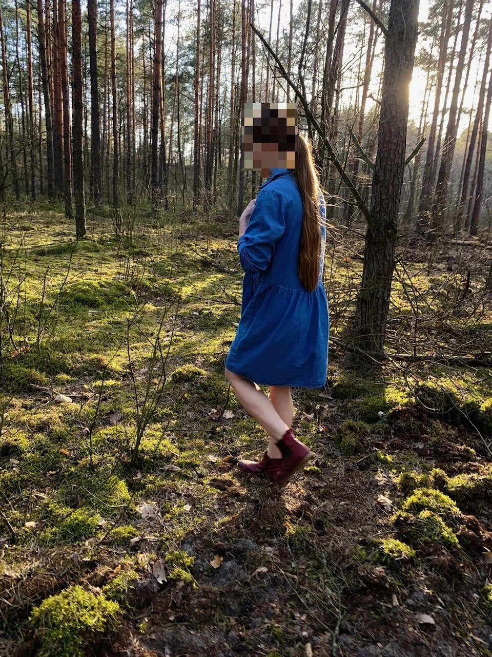 Bare bum in the forest #2