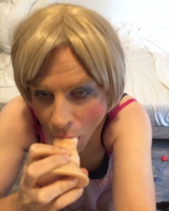 Sissy Slut Dana sucking #2