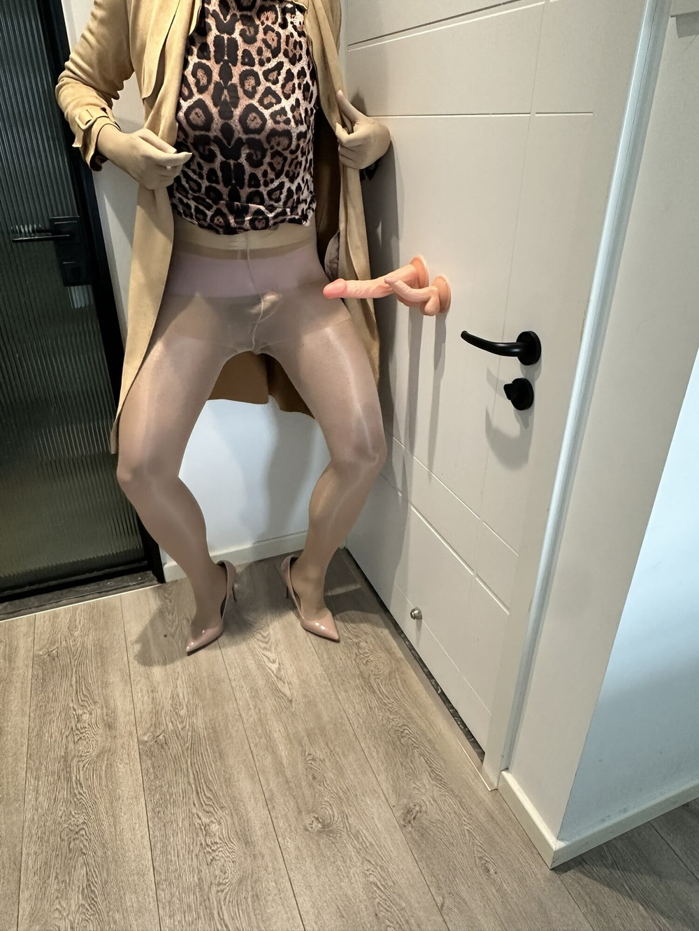 Some daily pantyhose sissy activities #11