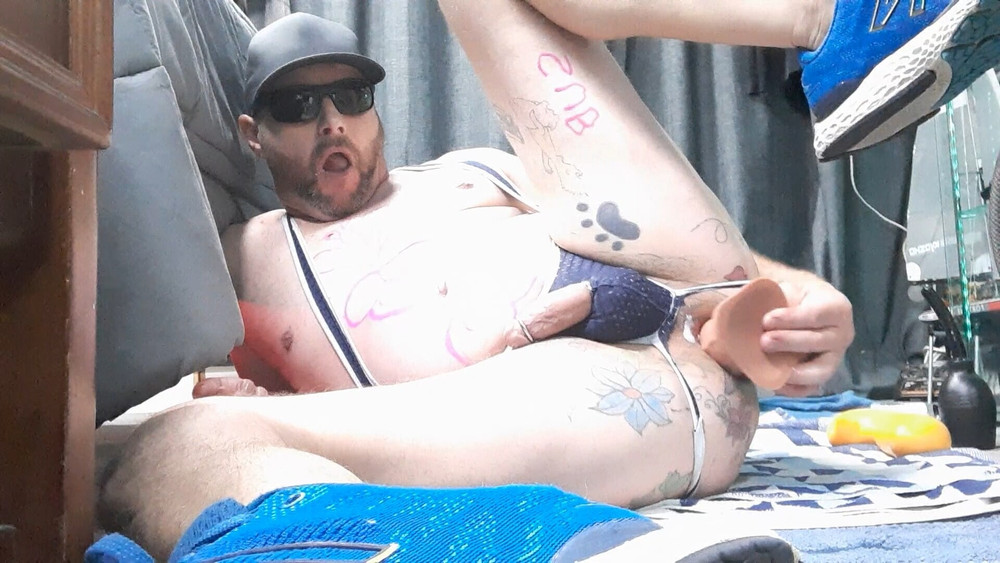 Kinky anal stretching makes me pee on myself #8