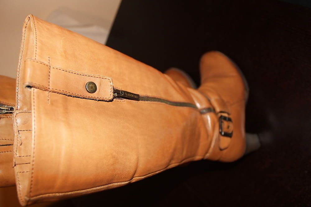 brown knee boots #2