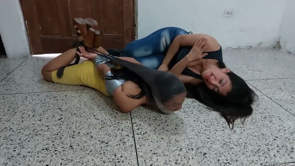 Young Fashion Model Turned Humiliated Bondage Slave By MILF #8