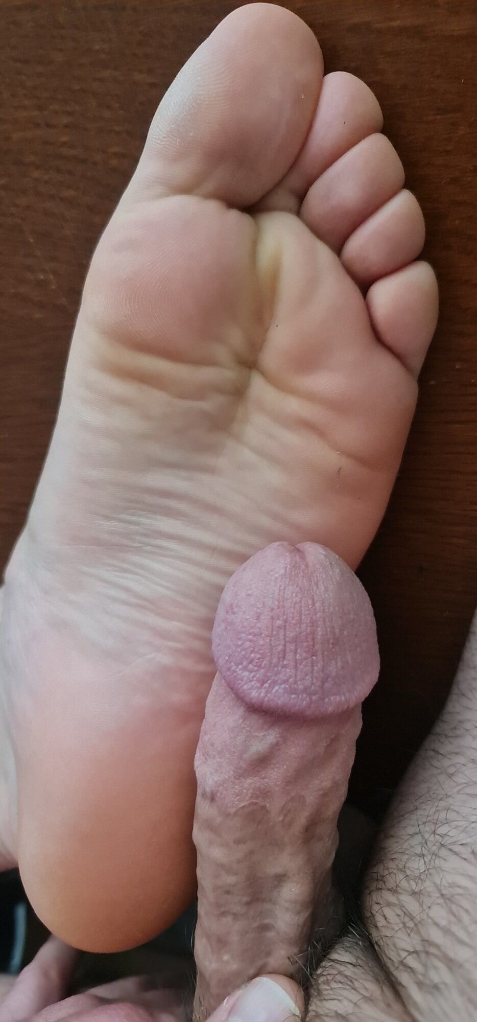 Hard Cock On Wrinkled Feet Soles #2