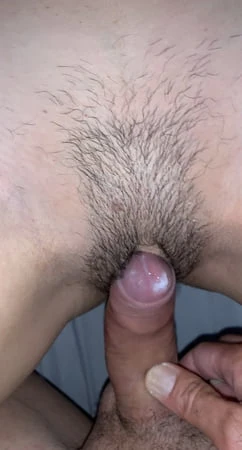 wifes pussy filled with juicy cum         