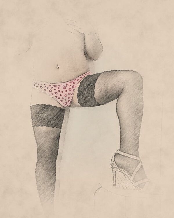 Her body in drawing #9