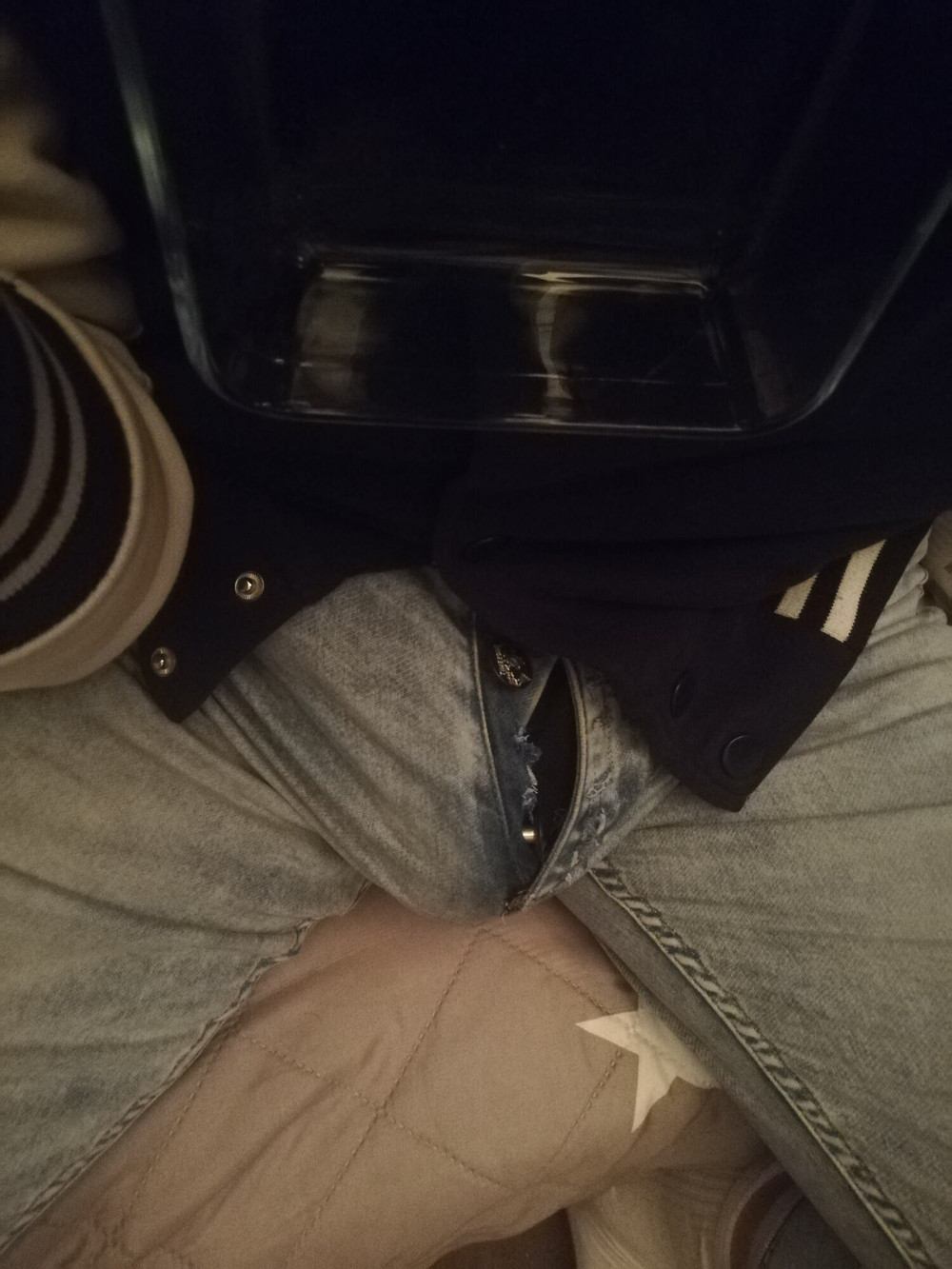 Showing off my horny bulging jeans #20