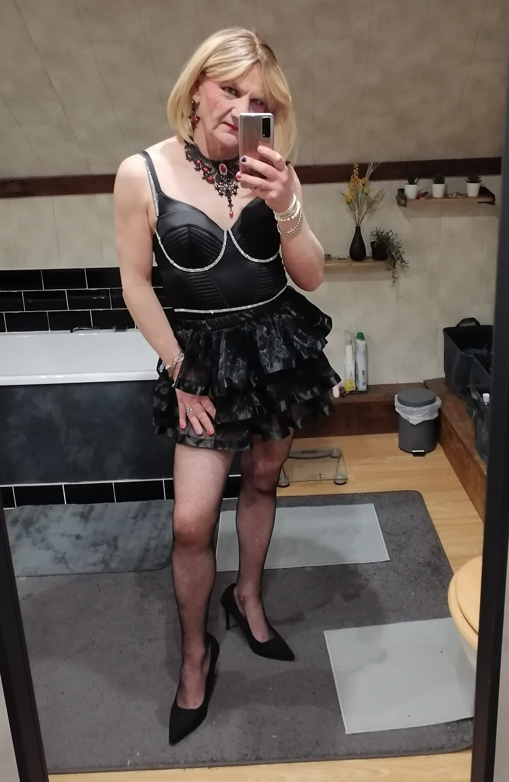 Black bodysuit Sissy Dee Dee #5