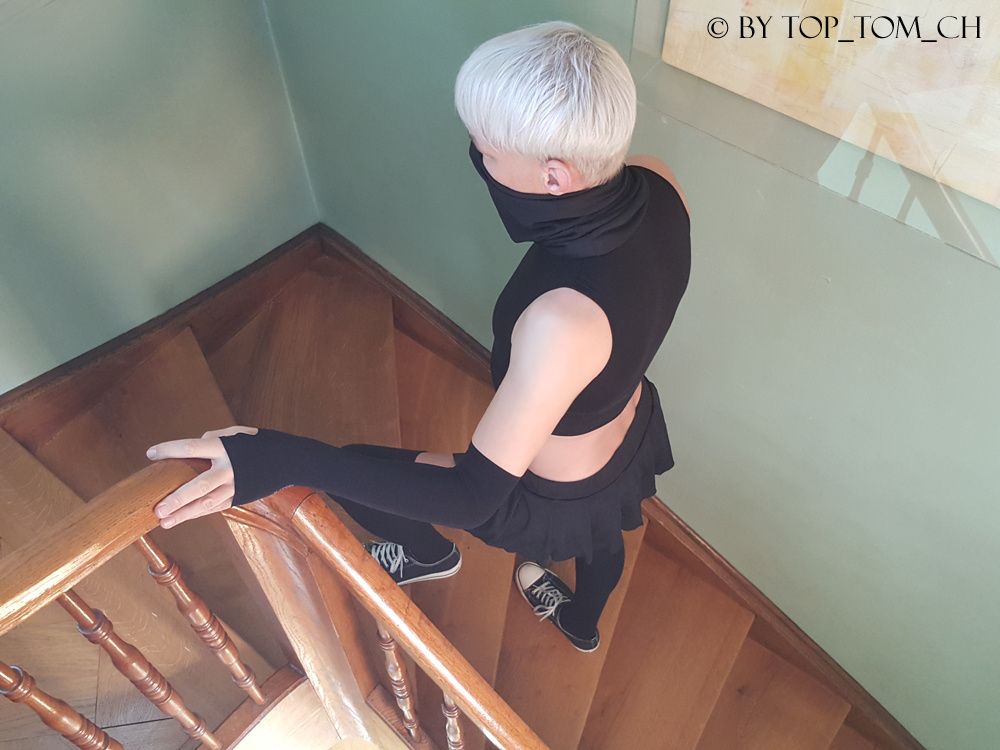 Femboy on stairs #5