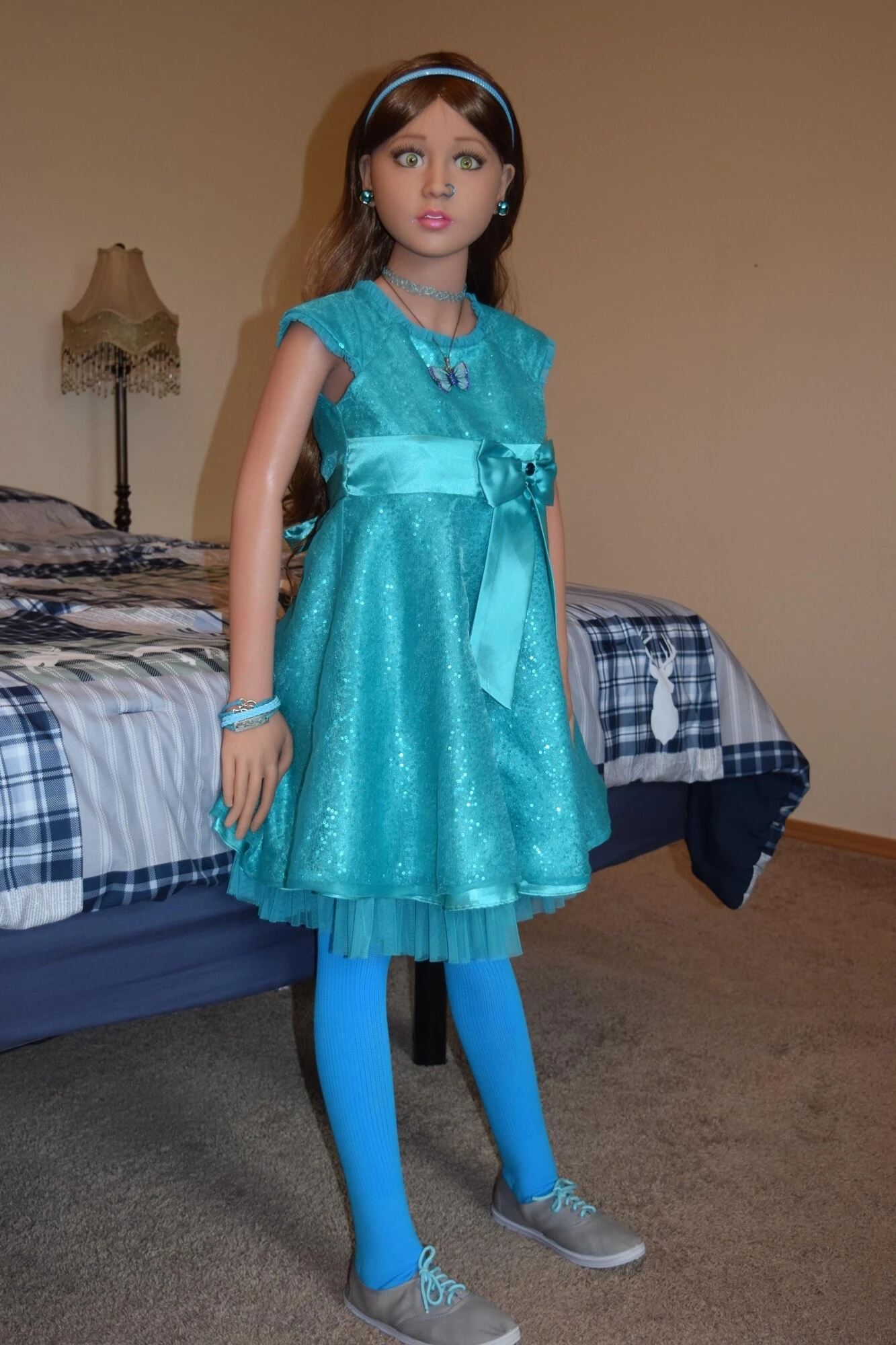 Nina's Blue Dress