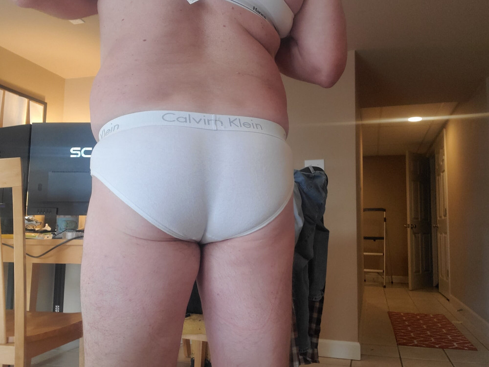 Me with borrowed panties #8