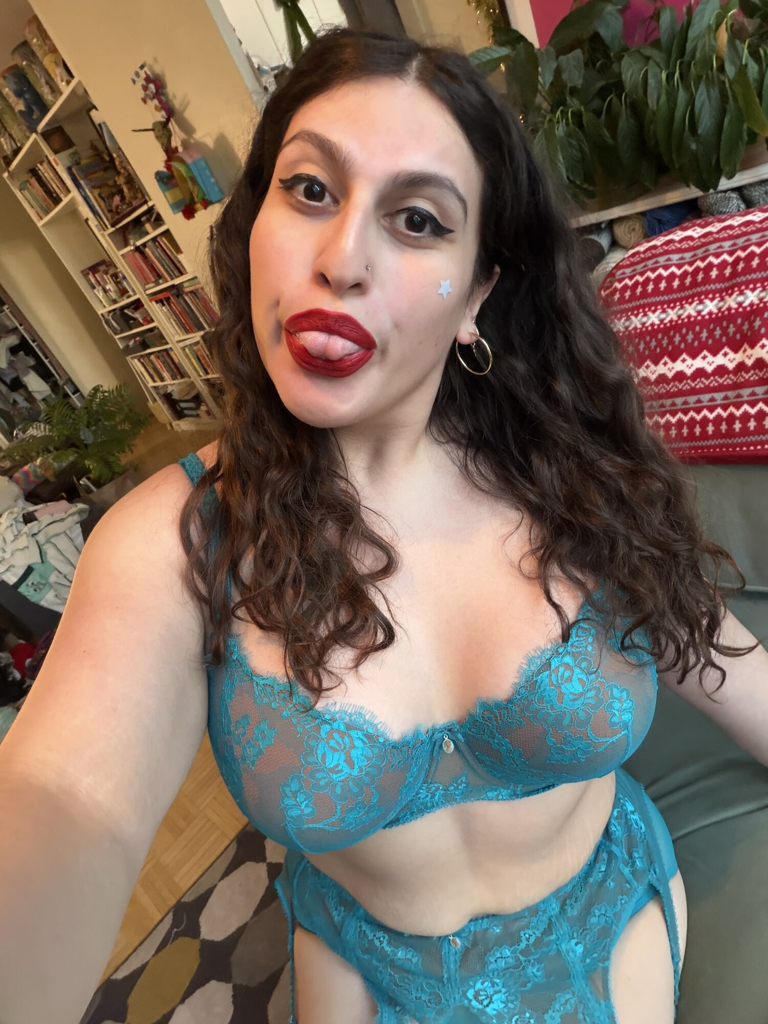 Vintage blue lingerie  #15