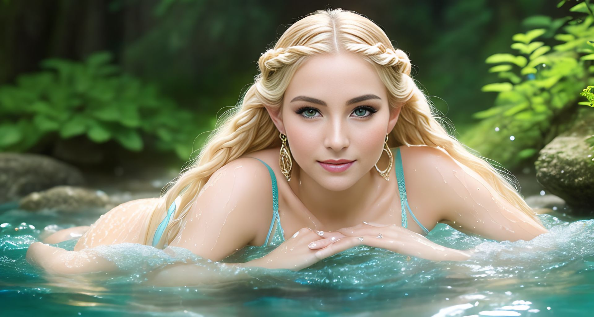 Sexy Women Elves Bathing - HD - Teaser #9