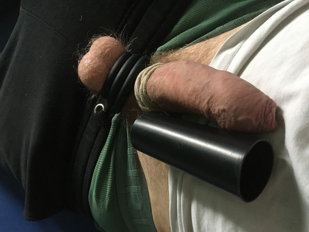 Balls With Rings And Bound Dick With Fleshlights #24