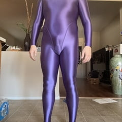 Purple Amoresy Spandex Suit