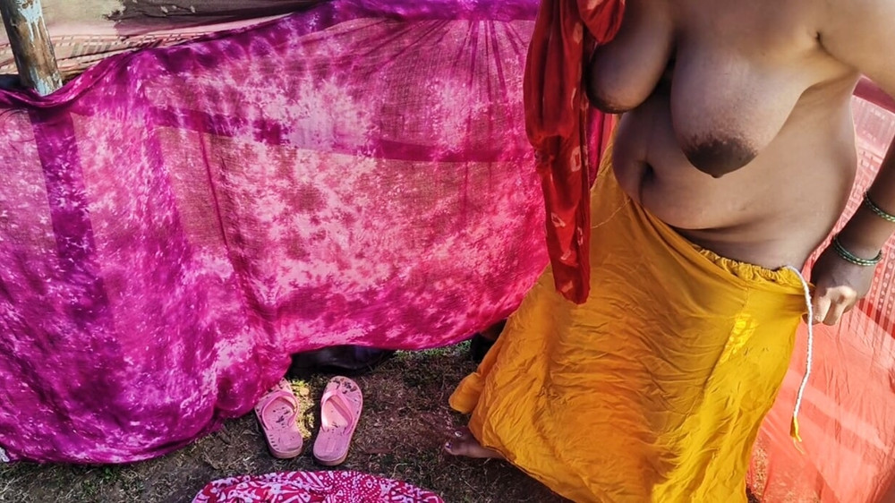 Chachi Having Big tits fucked by Nephew when she was alone a #6