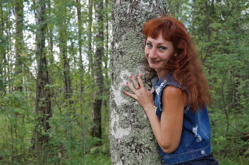 In birch Forest