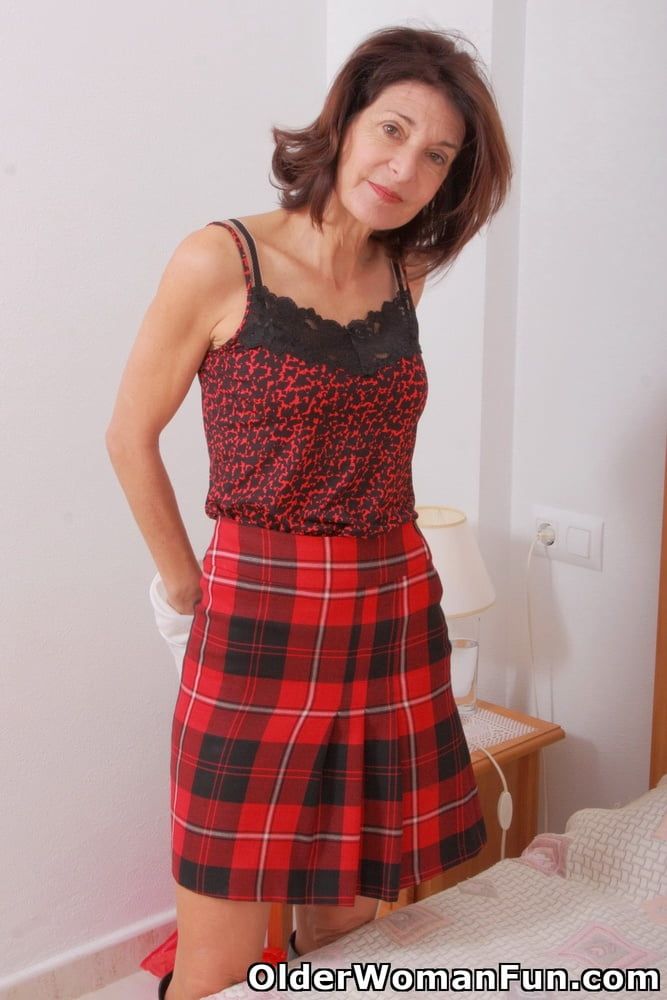 Dressed to undressed from OlderWomanFun #16