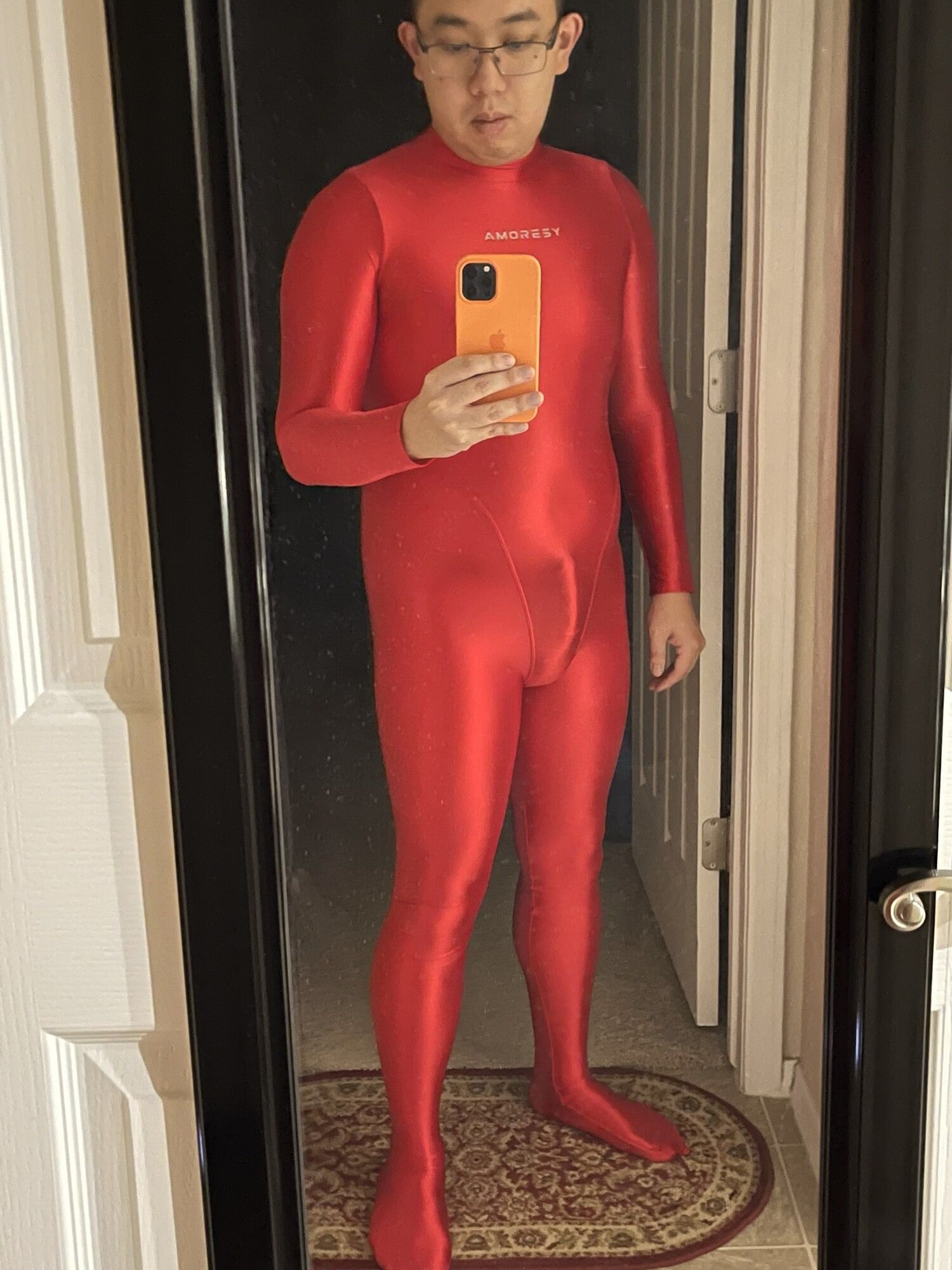 Red Amoresy Spandex Suit 