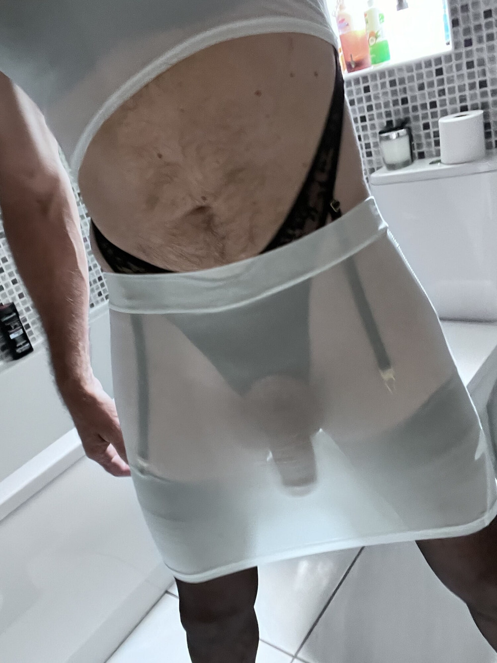 Hard cock in more lingerie  #52