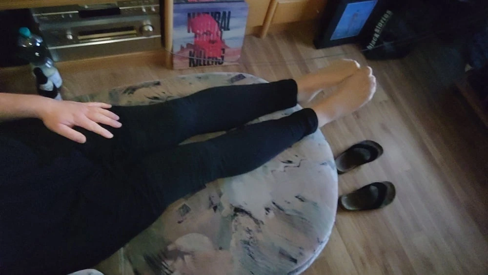 Stinky feet in pantyhose #4