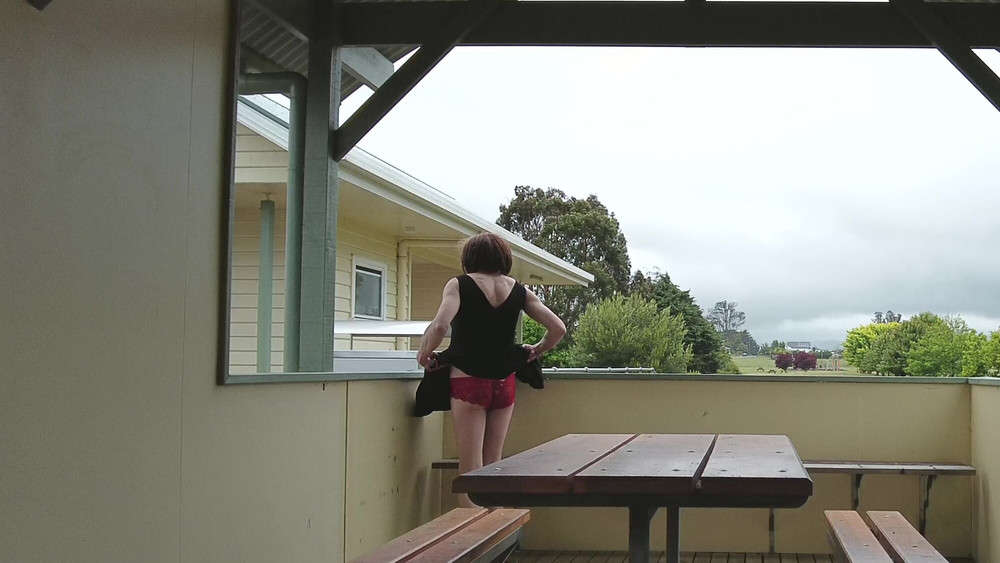 Crossdress Roadtrip - Roadside Rest Stop #8