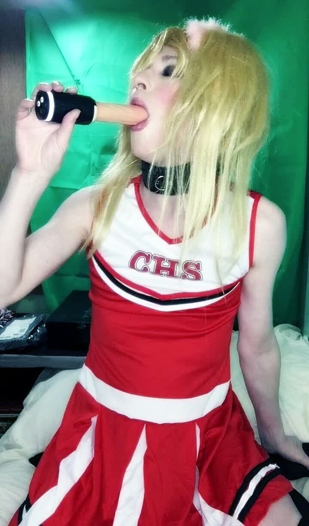 Sissy Crossdresser Cheerleader #14