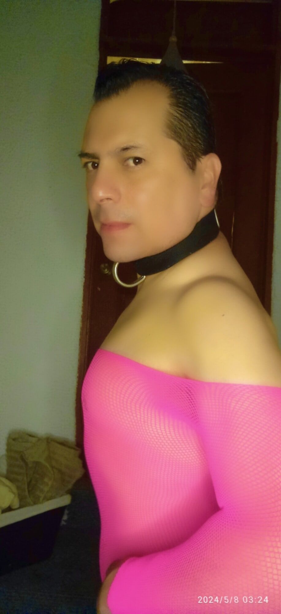 My new pink lingerie  #9