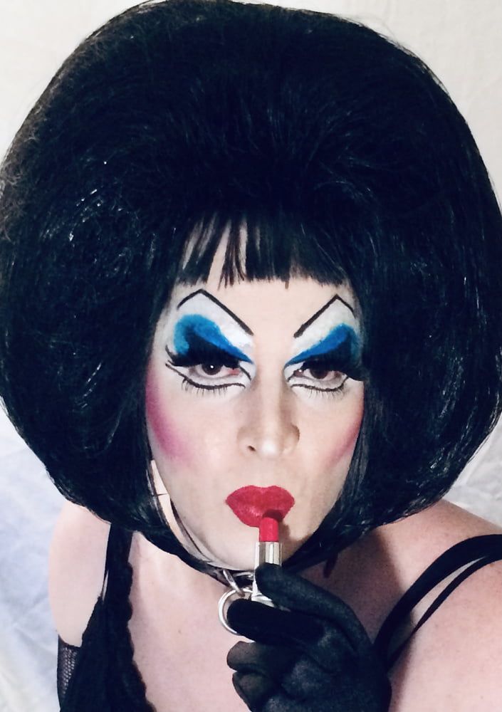 Heavy Makeup Sissy Slut Debra Shows off to please cock! #34