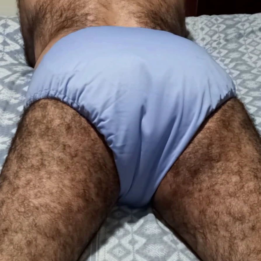 WEARING BLUE DIAPER TO RELAX... #11