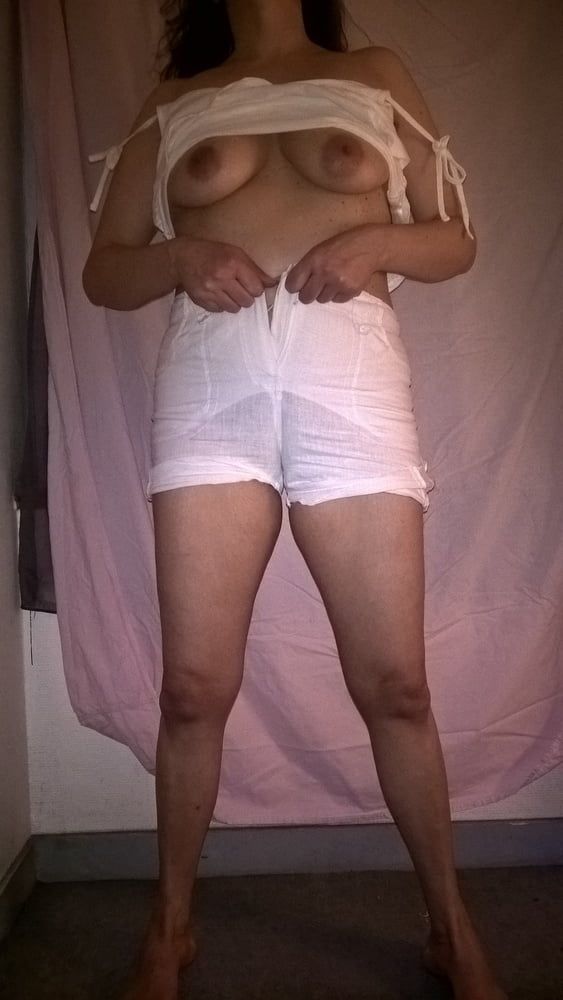 Too Tight Shorts For My Hairy Pussy #11