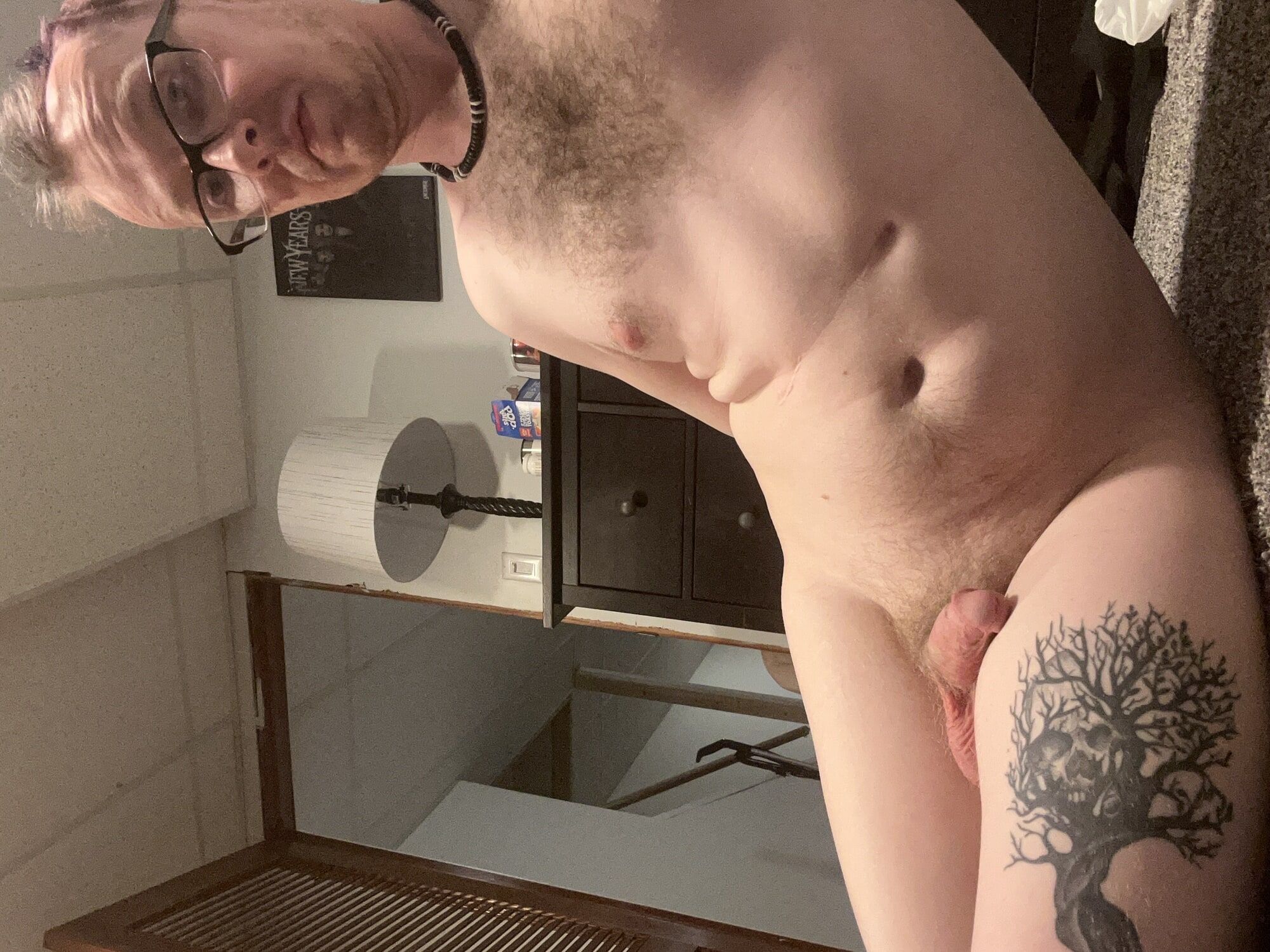 My dangling cock and balls, along with ass #6