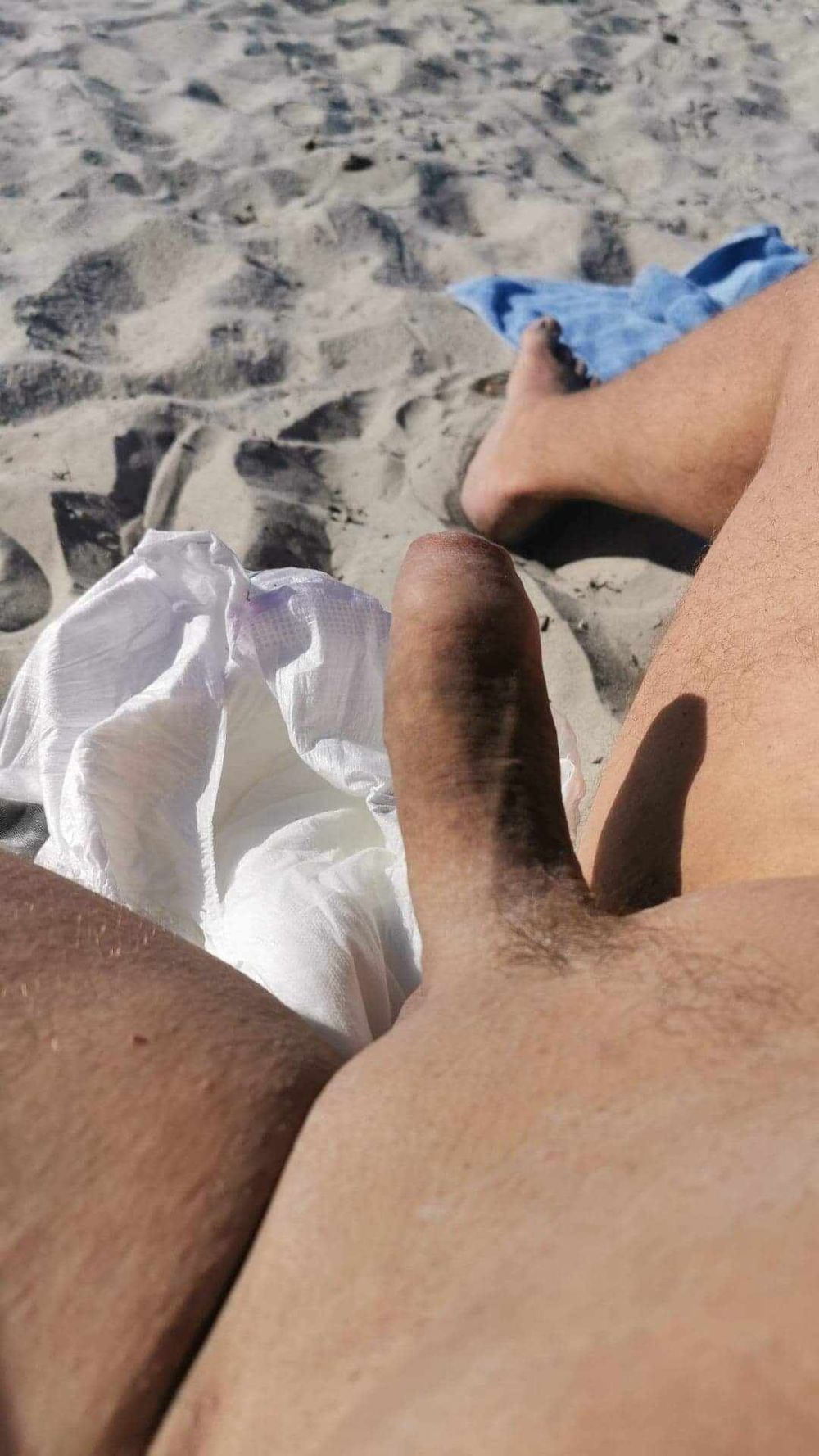 Naked on the public beach #8