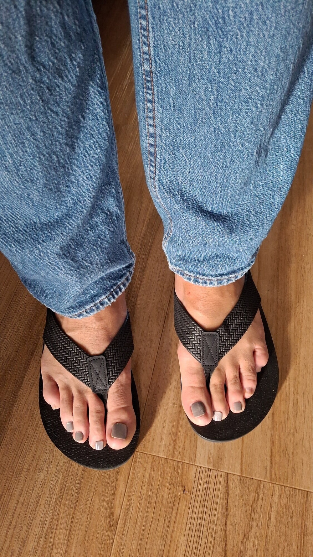 Do you like my feet in jeans? #5