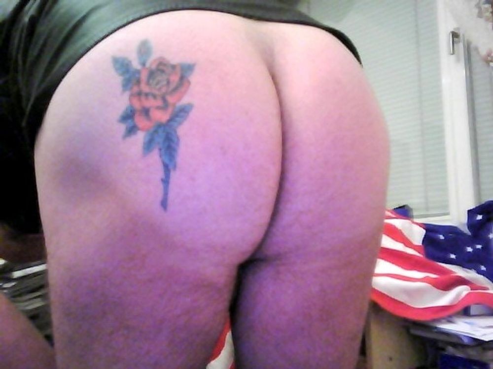 MY HOT AND SEXY ASS WITH A SEXY TATTOO ON A LEFT ASS. #23