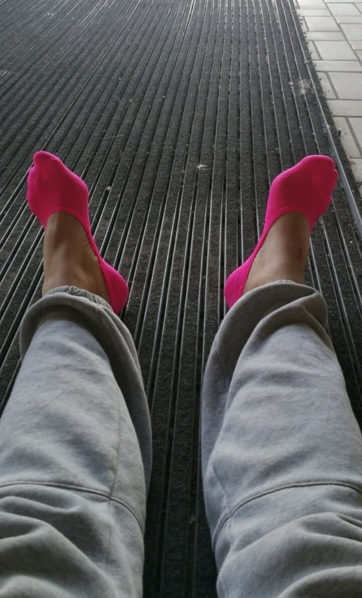 cute socks outside