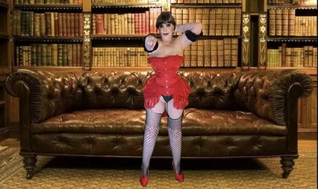 carmen angels librarian in red         