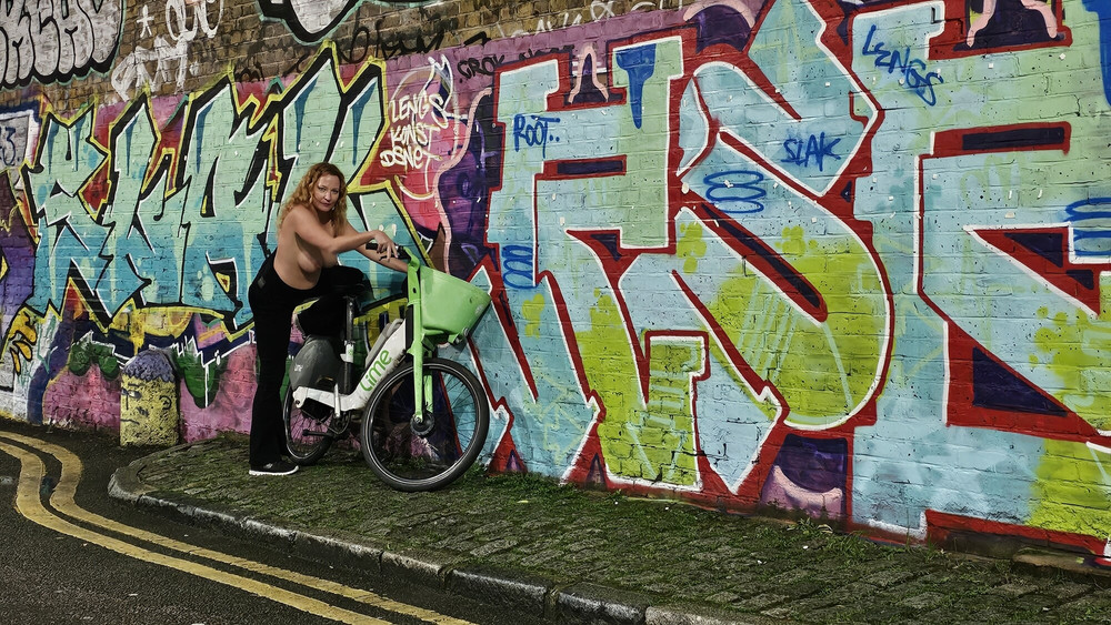 Posing On A Lime Bike #2