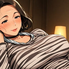 A Teasing AI Generated Brunette