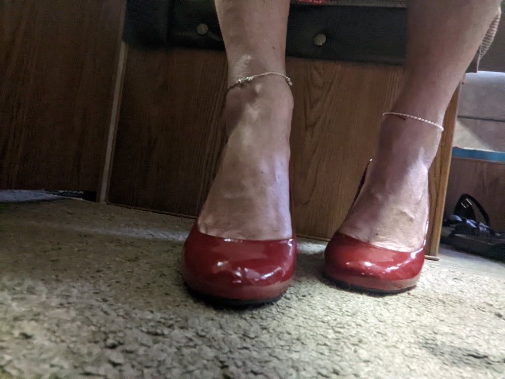 high heels - red pumps #19