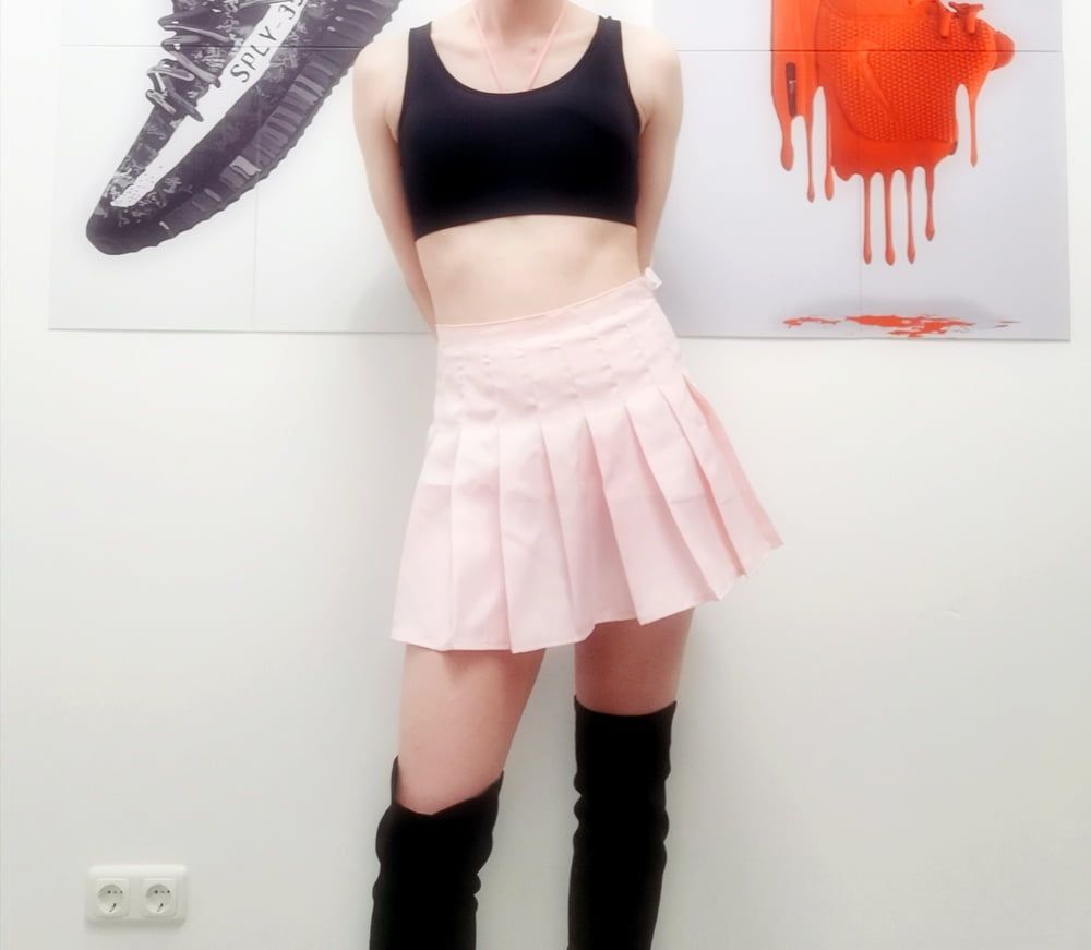 New skirt and also 8 days locked in chastity #21