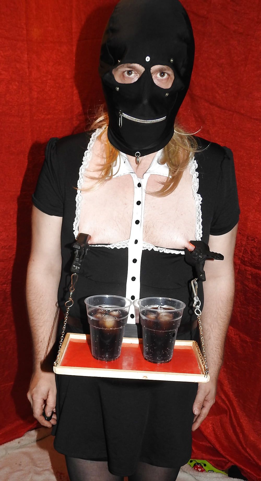 SissyMaid served cold drinks #9