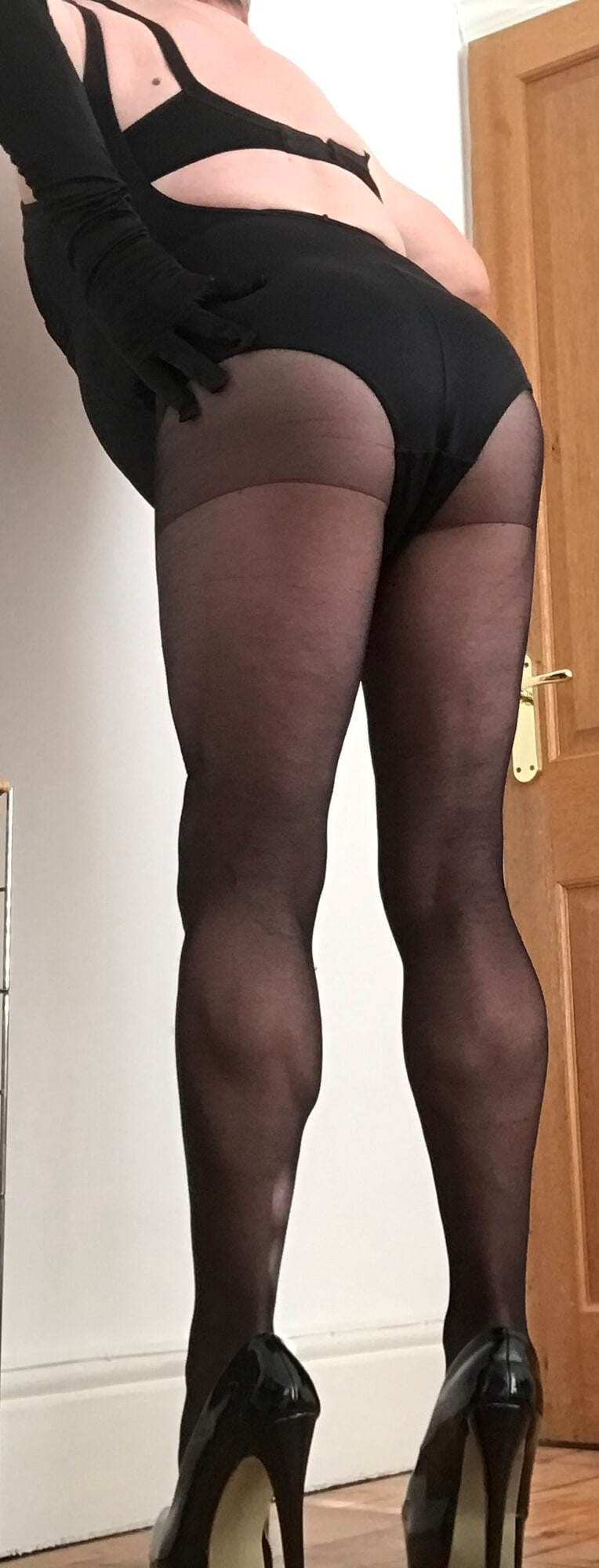 hot babe in black tights #23
