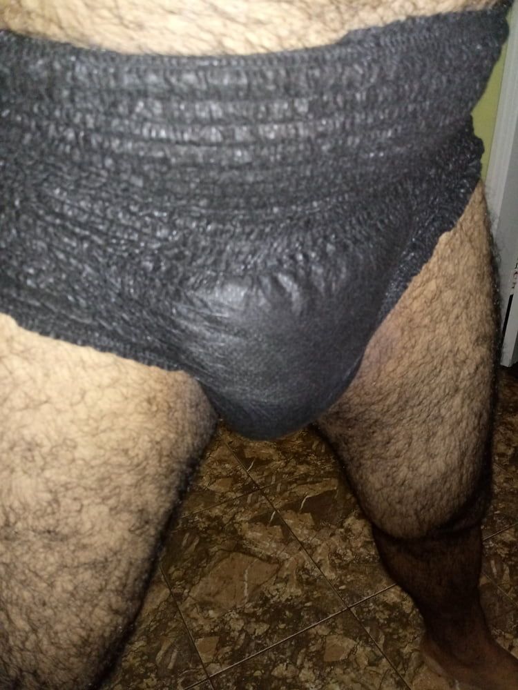 USING BLACK DIAPERS IN THE HOTEL  #5