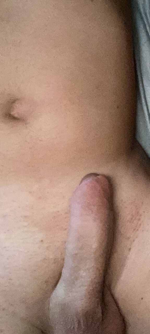 My hard cock from above