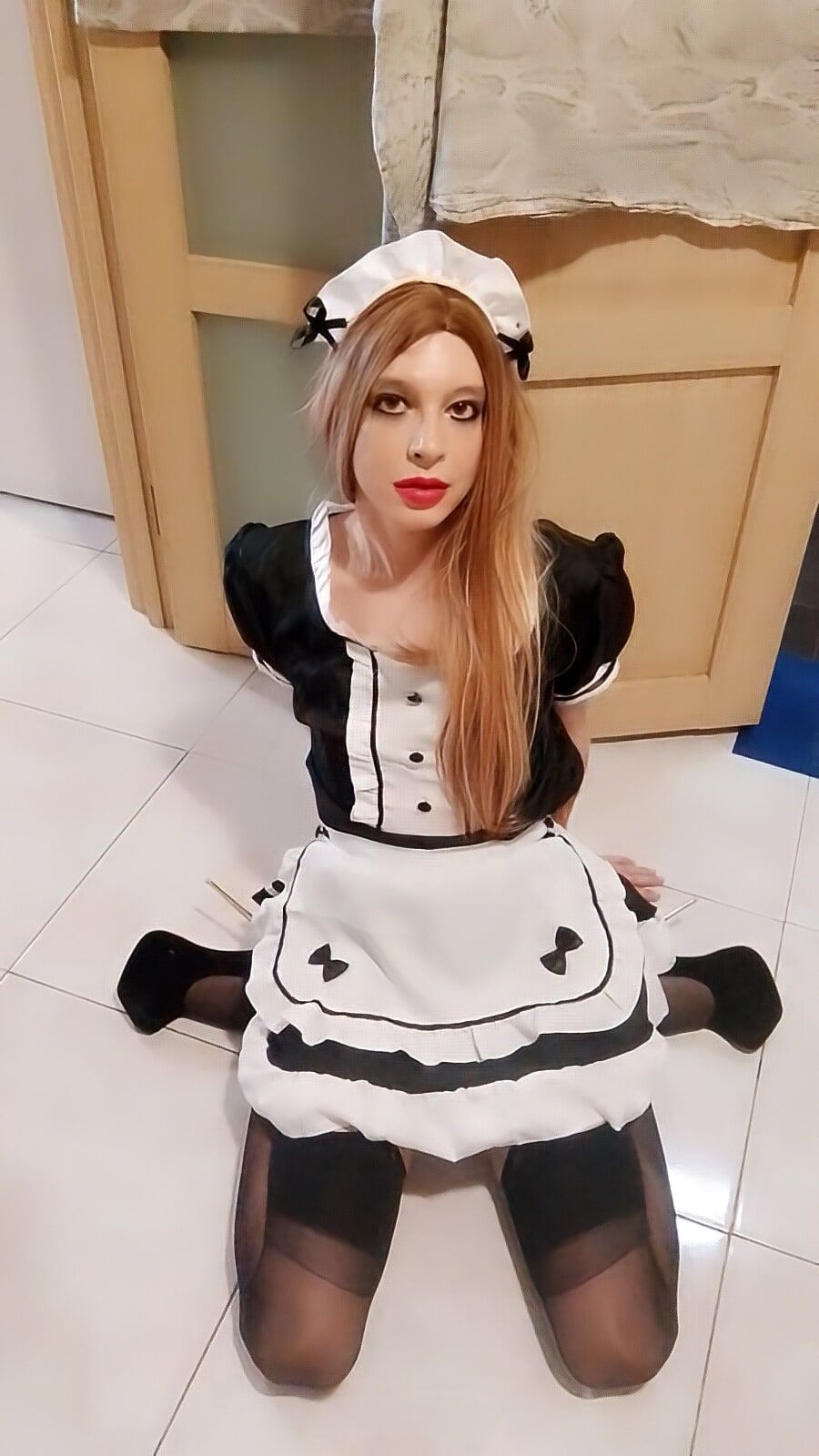 Vladasexytrans sexy sissy maid #17
